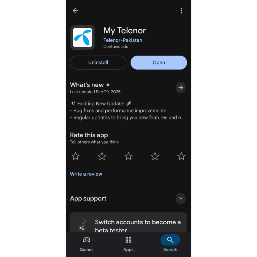 My Telenor App